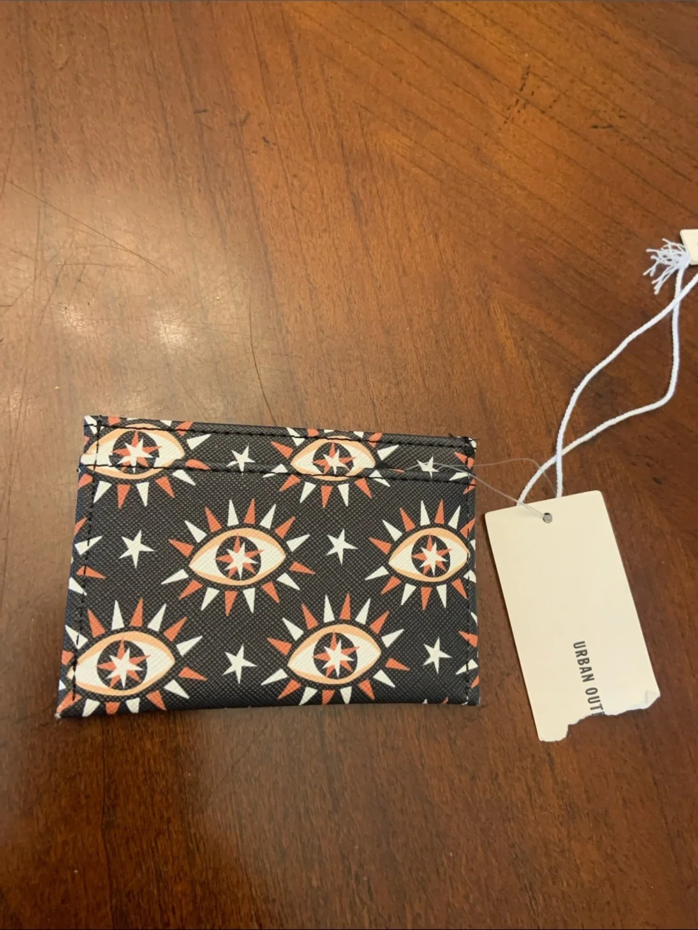 Evil Eye -Print Card Holder Wallet - Women's Accessories